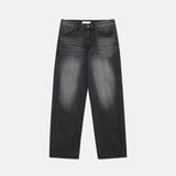 LMN flatt brush wide denim pants (3 colors)