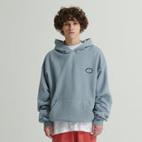 WHATTHE 3D Mixed Logo Print Hoodie (Heavy Sweat) Blue (6643562512502)