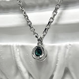 バレット バック ネックレス / Bullet Back Necklace_silver
