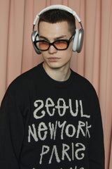 CITY ROUND KNIT / BLACK