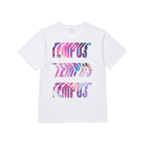 イリデセントマーブルロゴTシャツ / IRIDESCENT MARBLE LOGO T-SHIRTS [WHITE]