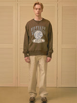 キックバックスウェット/KICK BACK SWEATSHIRT (DUSTY KHAKI)