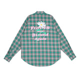 FWBA Check pattern shirts [Green] (6535249854582)