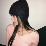 Lanjet Angora Fur Trooper Hat Beanie