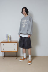ゴールデン刺繡スウェット/Golden Emblem Sweatshirt (Grey)