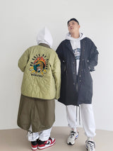 VENTIQUE Tiger embroidery bomber jacket 2color (6637081034870)