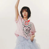 0059 [REDVELVET PICK] Crystal teddy necklaces