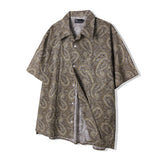 パラダイスペイズリーハワイアンシャツ / PARADISE PAISLEY HAWAIIAN SHIRT BROWN