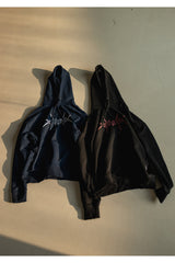 MASS THORN DESTROYED HOODIE MFHHD004-BK