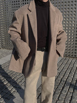 Retro Button Single Jacket (3color) (6646315548790)