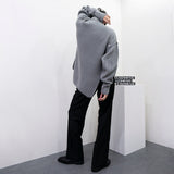 スリーブディタチャブウォーマータートルネックニット / SI Sleeve Detachable Warmer Turtleneck Knitwear (2 colors)