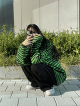 モヘアマローンニット