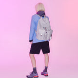[After Pray Edition] 2-Pocket Nylon Cargo Rucksack (Silver)