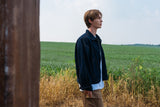 LINE-POINT DENIM BLOUSON