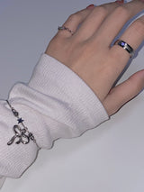  Milky Way Matte Cubic Ring