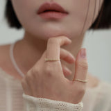 14Kゴールドホールリング/14K gold whole ring