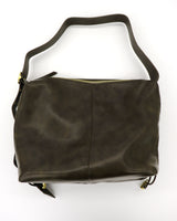 Minte Eyelet Strap Leather Big Shoulder Crossbag