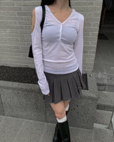 Cutting hood button T