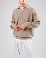 Vカラーメッシュニット/V collar mesh knit 5color
