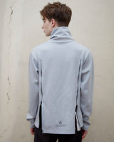 バックジップタートルネックロングスリーブカットソー/ BACK ZIP TURTLENECK L/S (4574075617398)