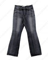 オールブラッシュバックスリットブーツカットデニム/MG608 All Brush Back Slit Bootcut Denim