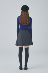 ウールシルクウォーマーTシャツ / Wool Silk Warmer T-Shirt [Blue]