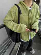 No.0055 C board 2way hood ZIP-UP (4color)