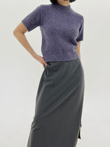 サイドスリットロングスカート / Side slit long skirt (3color)