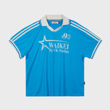 スターロゴカラージャージーハーフTシャツ / Star logo collar jersey half sleeve tshirts