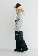 コージーフーデッドアノラックジャケット/BSR2223FWJK084 COZY HOODED ANORAK JACKET GRAY
