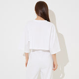 ハイファッションショートスリーブクロップTシャツ / TOP(9280) High Fashion Short Sleeve Crop Tee