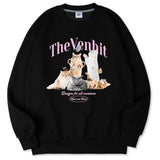 バタフライキャットスウェットシャツ/VENHIT Butterfly Cat SWEATSHIRT_B1