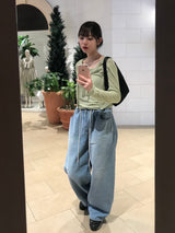 Ellie string denim pants