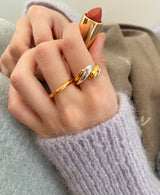 ダブルツイストリング / [925silver] Double twisted ring
