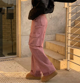 [BELLIDE MADE] Colorful Cotton Cargo Pants