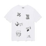 ドゥードゥルチェリートムボーイグラフィックTシャツ / DOODLE CHERRY TOMBOY GRAPHIC T-SHIRT [WHITE]