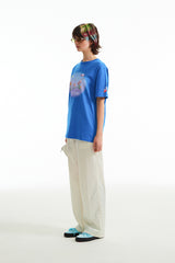 チェリープラネットポイントTシャツ／CHERRY PLANT POINT T-SHIRT [BLUE]