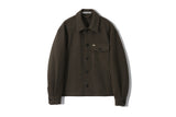 CLASSIC CROPPED SHIRT JACKET (khaki brown)