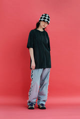 ダイウェーブオーバーロックTシャツ / チャコール