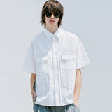 2ND タイプトラッカーナイロンシャツ / 2ND TYPE TRUCKER NYLON SHIRT WHITE