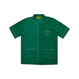 パイピングテリーショートスリーブシャツ/[UNISEX] Piped Terry Short-Sleeved Shirt (Green)