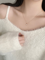 ミニグローイングハートネックレス / Mini Glowing Heart Necklace / 2 color