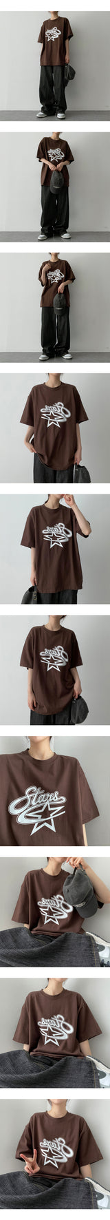 スターズ半袖Tシャツ / Stars short-sleeved T-Shirt