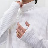 SIピーチオーバーサイズタートルネック/SI PEACH Oversized Turtleneck (4 colors
