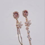 Diamond Petals Piercing - Peach Pink