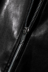 ミニマルライダーソフトレザージャケット/ Minimal Rider soft-Leather Jacket J22 Black