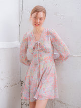 RIBBON TIED FLARE ONEPIECE_FLOWER PRINT (6580078706806)