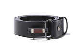 ミニマルロゴラベルベルト / MINIMAL LOGO LABEL BELT_BLACK