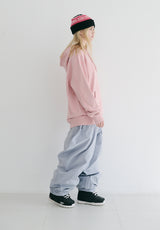BSRBTステッチパーカー / BSR2223FWPO065 BSRBT STITCH HOODIE LIGHT PINK