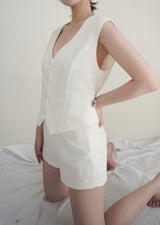 イネスベスト / lnes vest - white